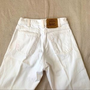 High Waisted Orange Tab Levis 550 Mom Jeans